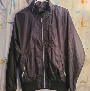 Pinstripe Windbreaker